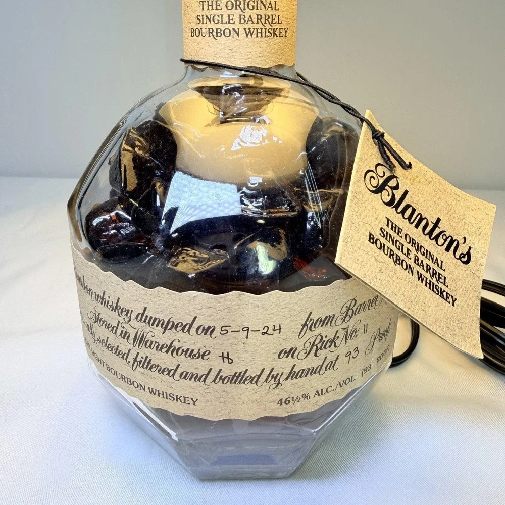 Blanton's Table Lamp The Original Single Barrel Bourbon Whiskey‎ DD 5/9/24